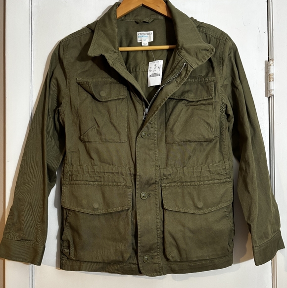 Crewcuts Other - Crewcuts Olive Military Jacket